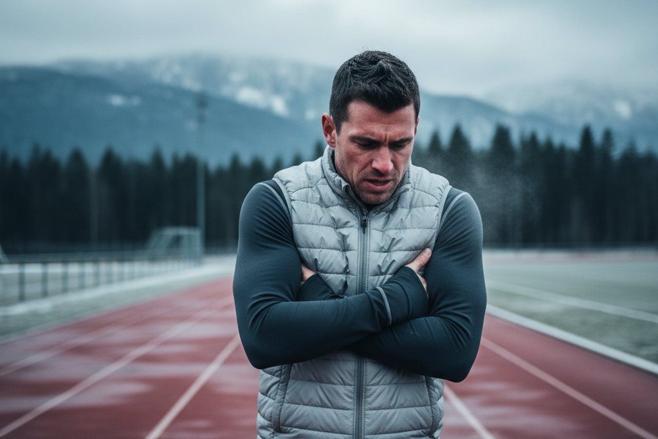 War­um friert man nach dem Sport, obwohl man vor­her geschwitzt hat?